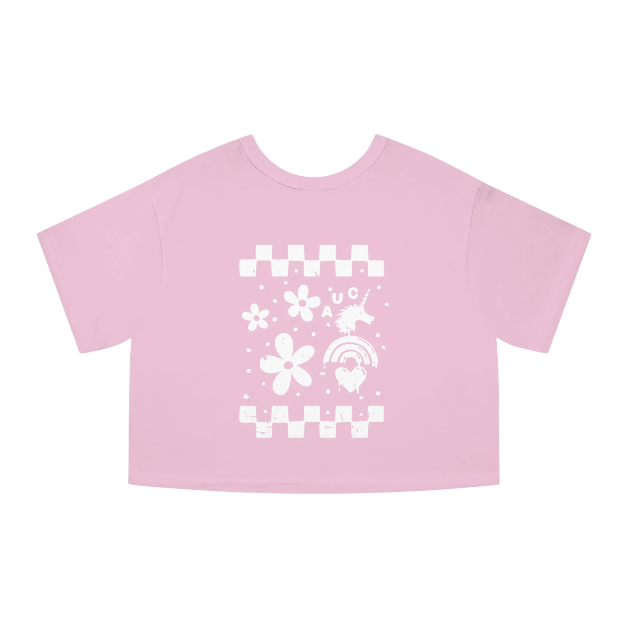 Flowers Off the Wall - Champion Cropped Jersey Tee