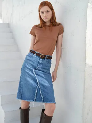 Frame Deconstructed Skirt in Mabel
