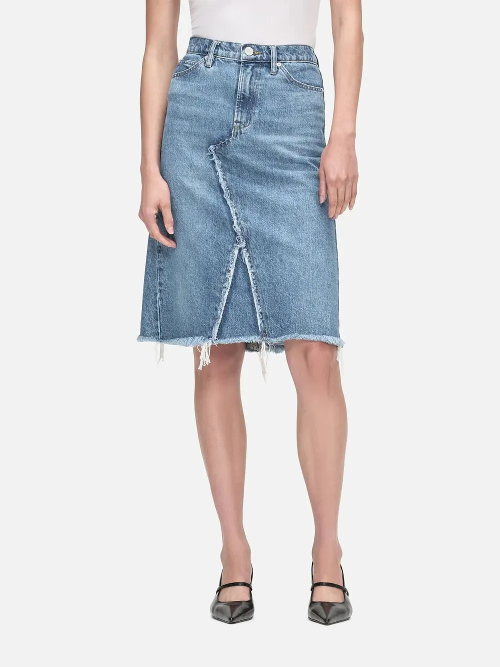 Frame Deconstructed Skirt in Mabel