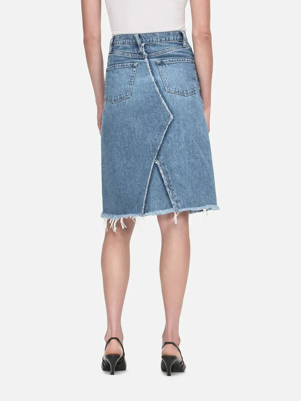 Frame Deconstructed Skirt in Mabel