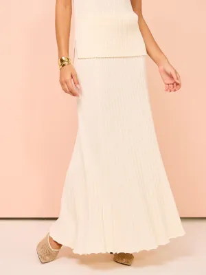 Friends with Frank The Cleo Skirt in Cream Cotton