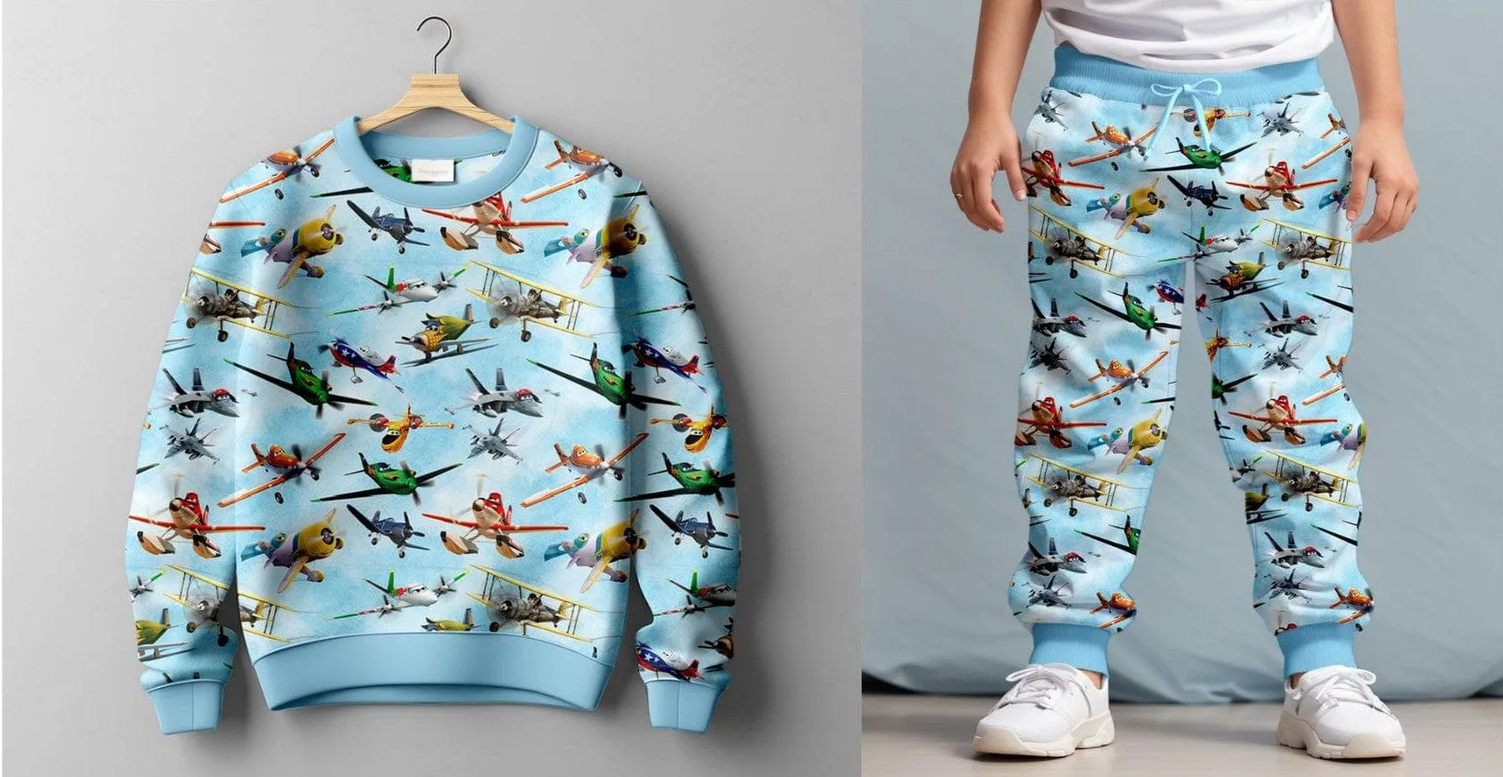 Gifts Galore Planes - Kids Sweat Separates