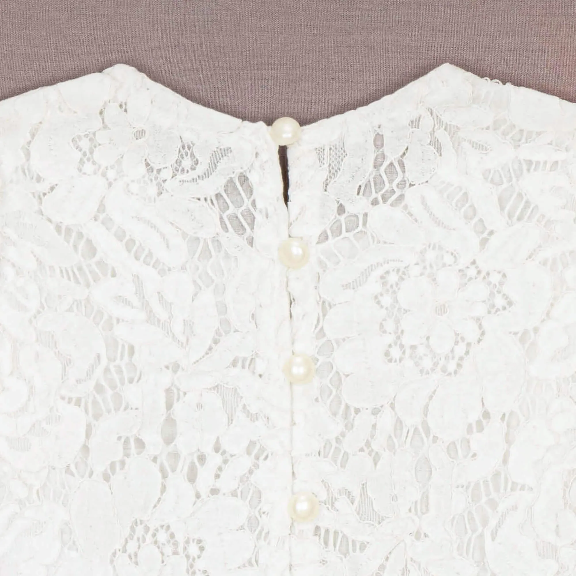 Girls Lace Top - Sleeveless or 3/4 Sleeve