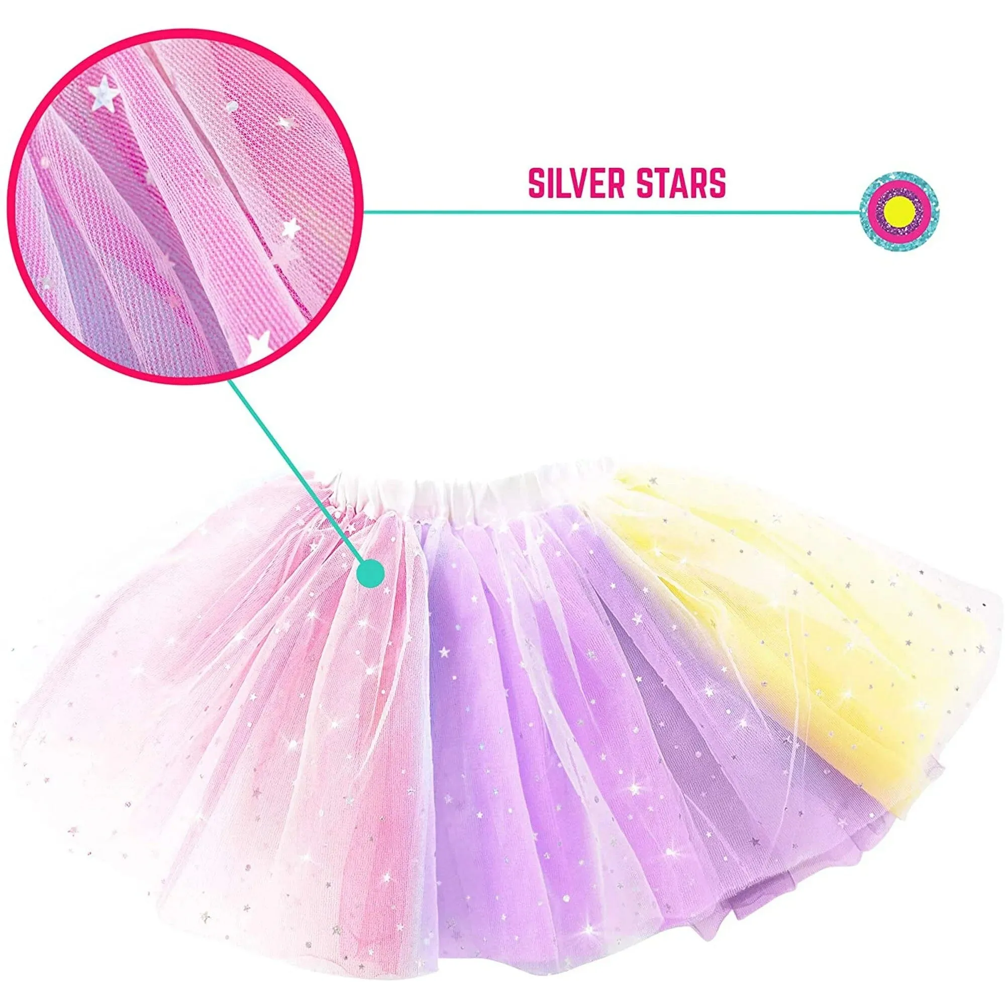 GirlZone 201909 Unicorn Outfit for Girls Dress Up
