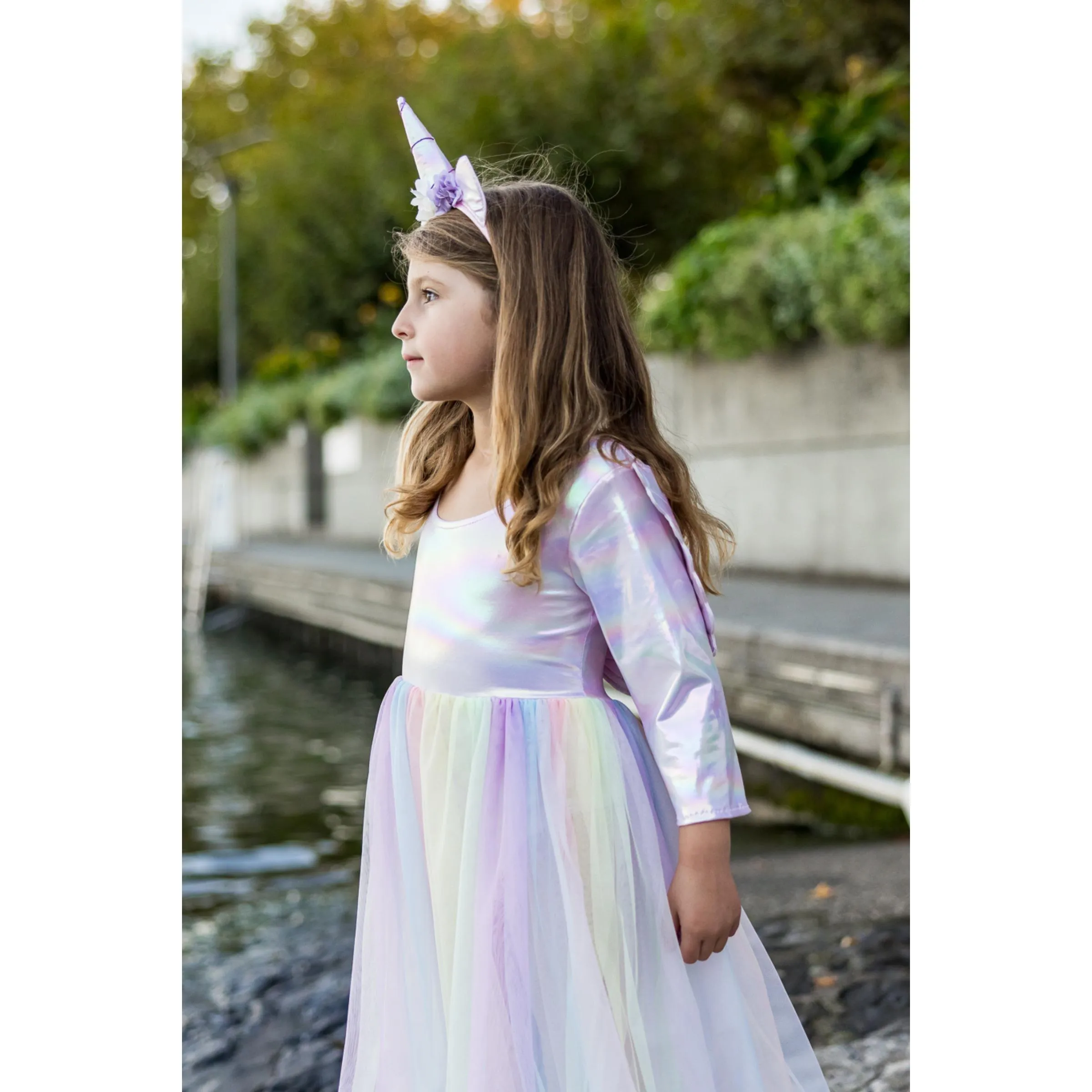 Great Pretenders Alicorn Dress with Wings & Headband