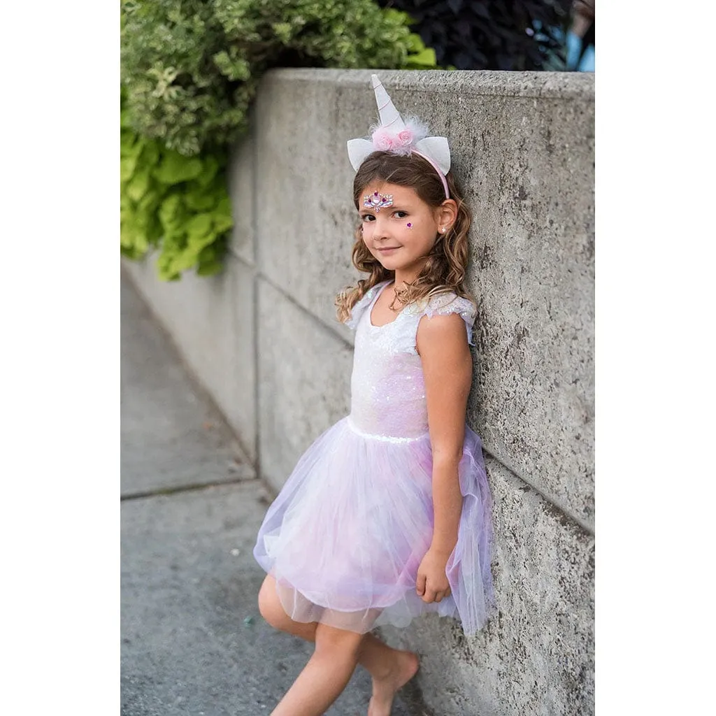 Great Pretenders Dreamy Unicorn Dress and Headband 5/6