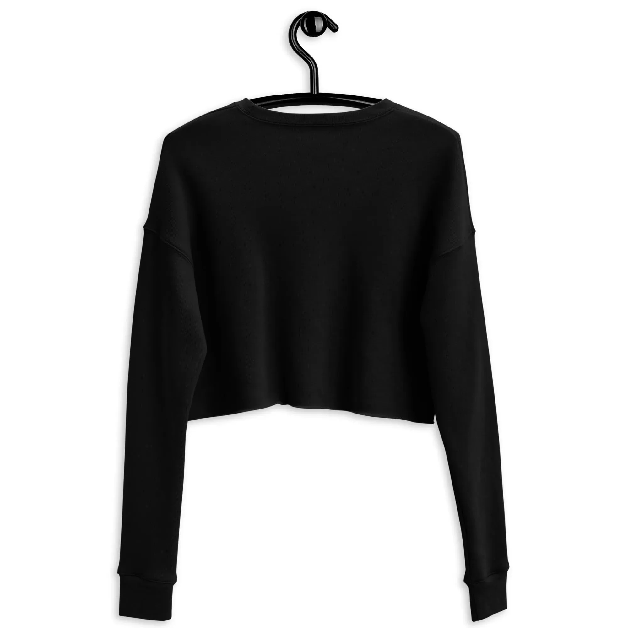 Greek Evil Eye Embroidered Cropped Sweatshirt