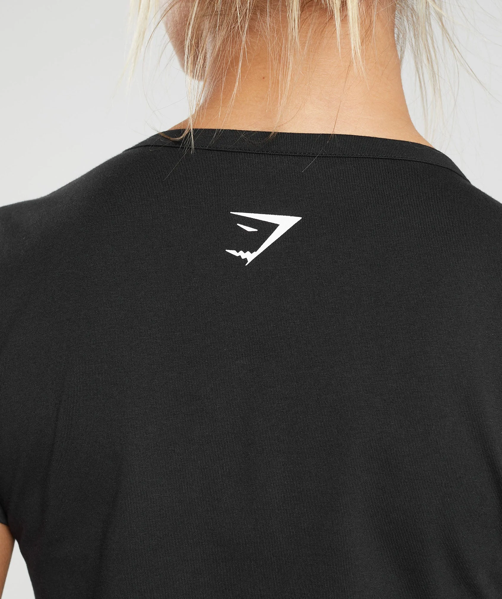 Gymshark Lift Heavy Baby Tee - Black