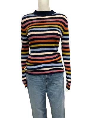 Halogen Atlantic Pacific Sweater Striped Size: S