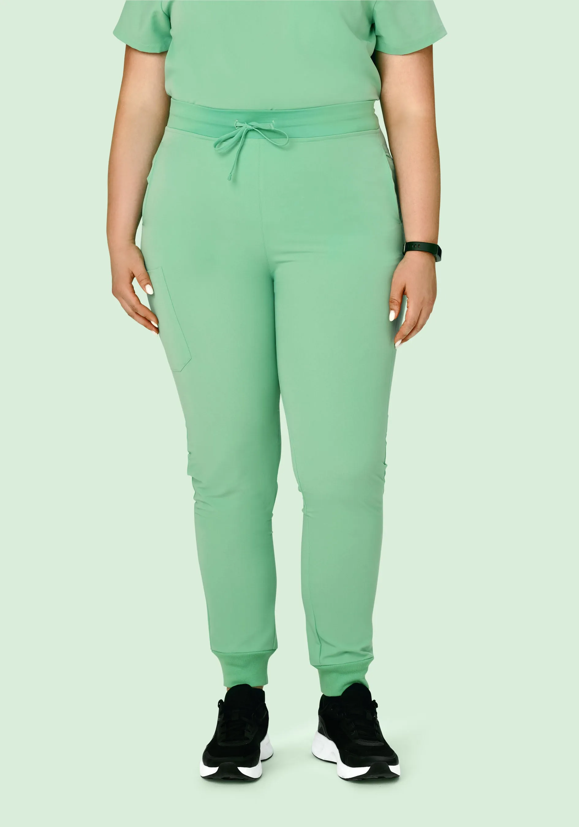 High Waisted Joggers Mint