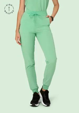 High Waisted Joggers Mint