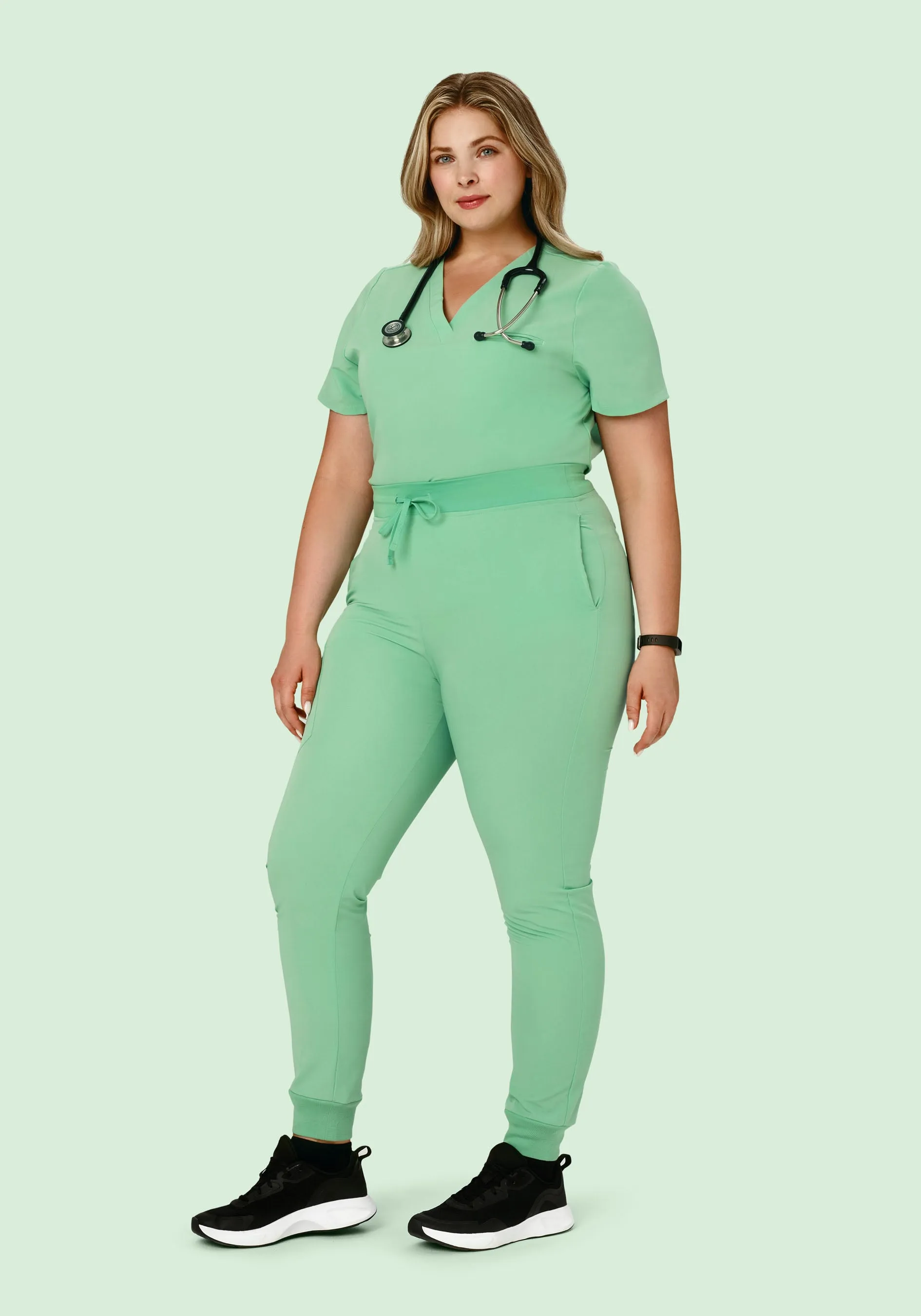 High Waisted Joggers Mint