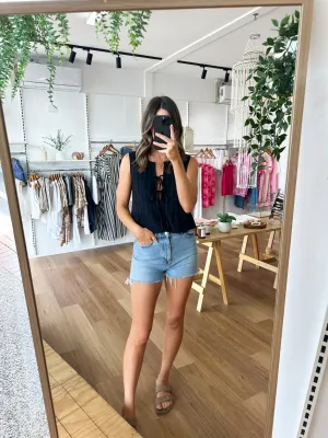 Holiday Top Black