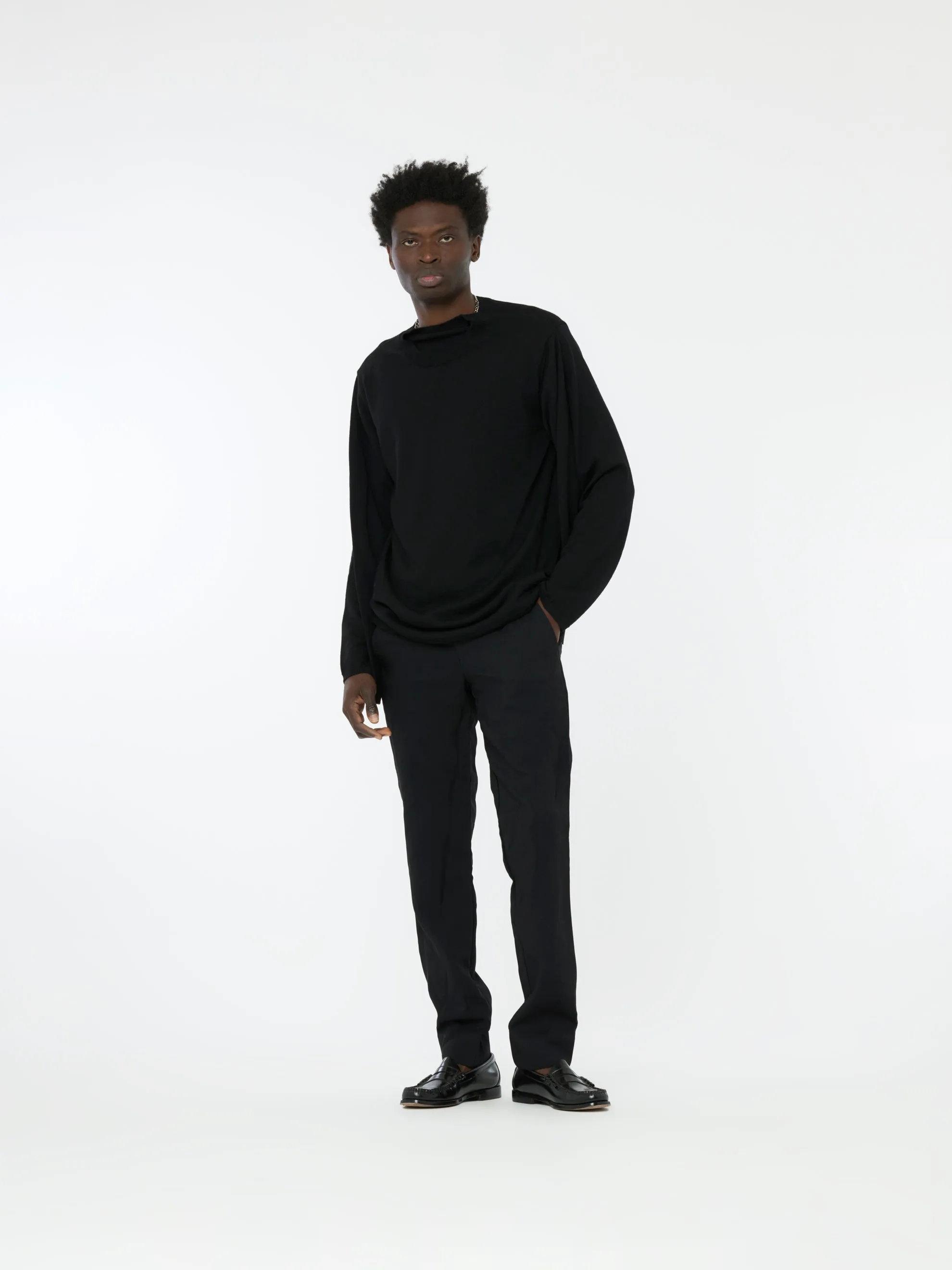 Homme Plus Sweater (Black/Black)
