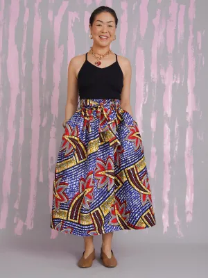 Iyabo  Full Gathered Midi Skirt