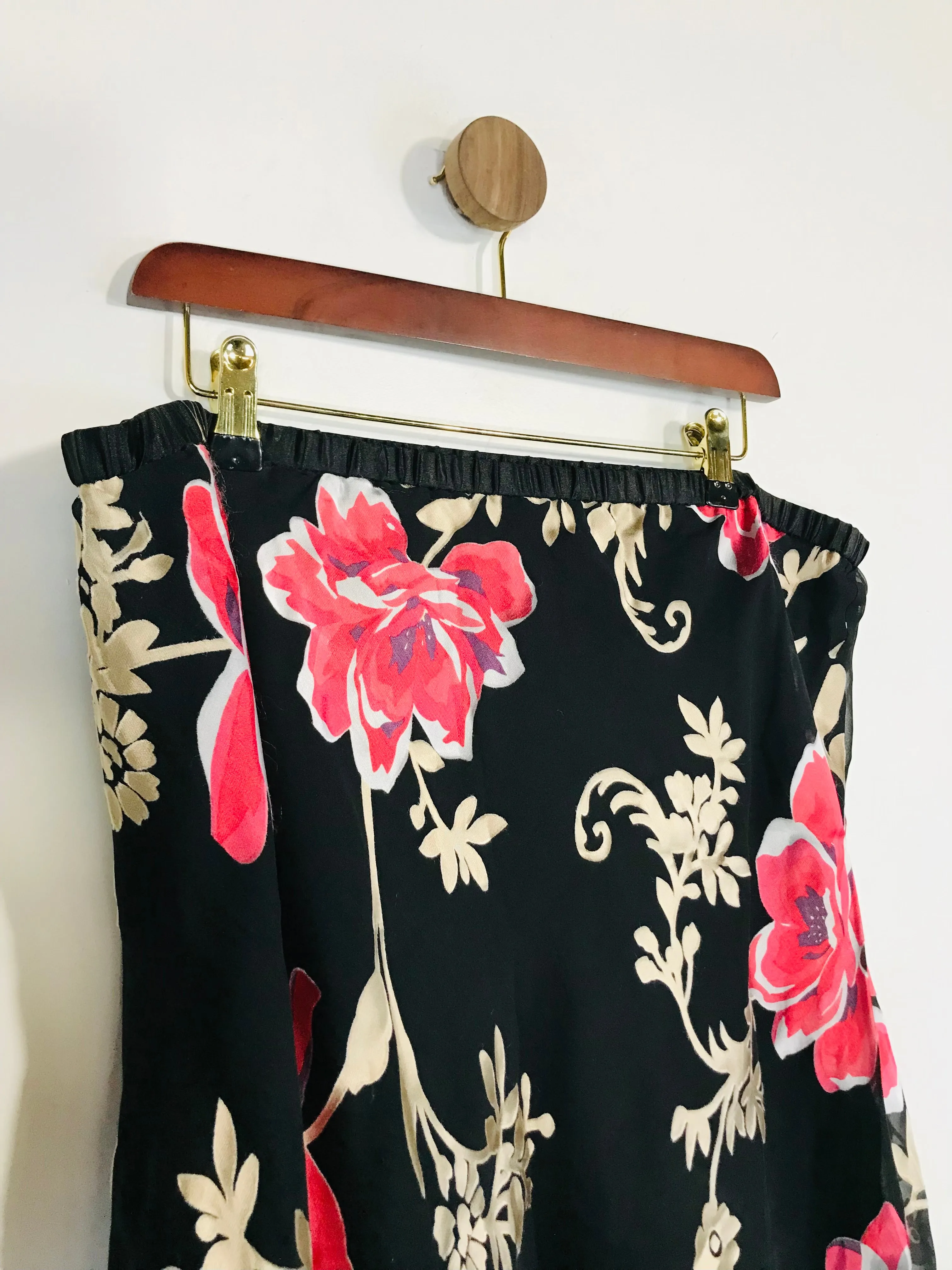 Jacques Vert Women's Floral Midi Skirt | L UK14 | Multicoloured