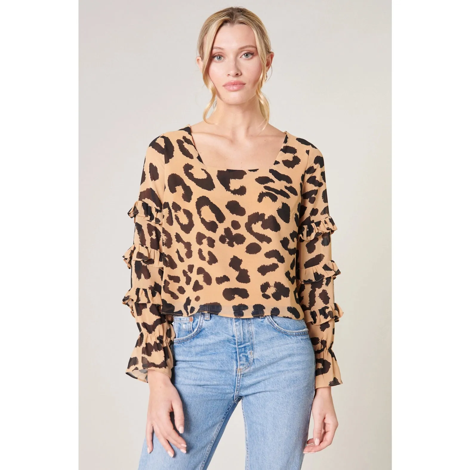 Java Leopard Blouse