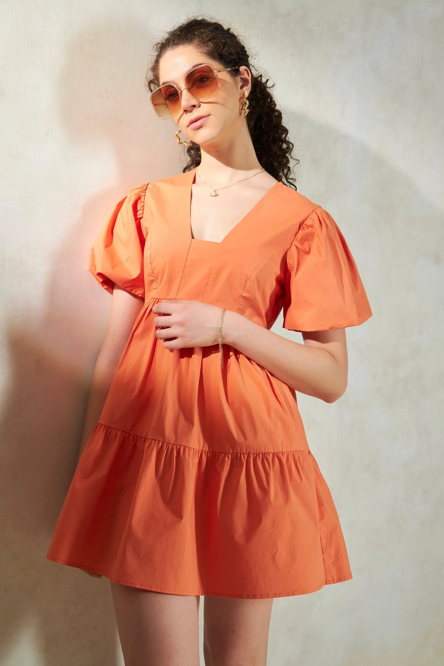 Kahlen|Tiered Mini Dress