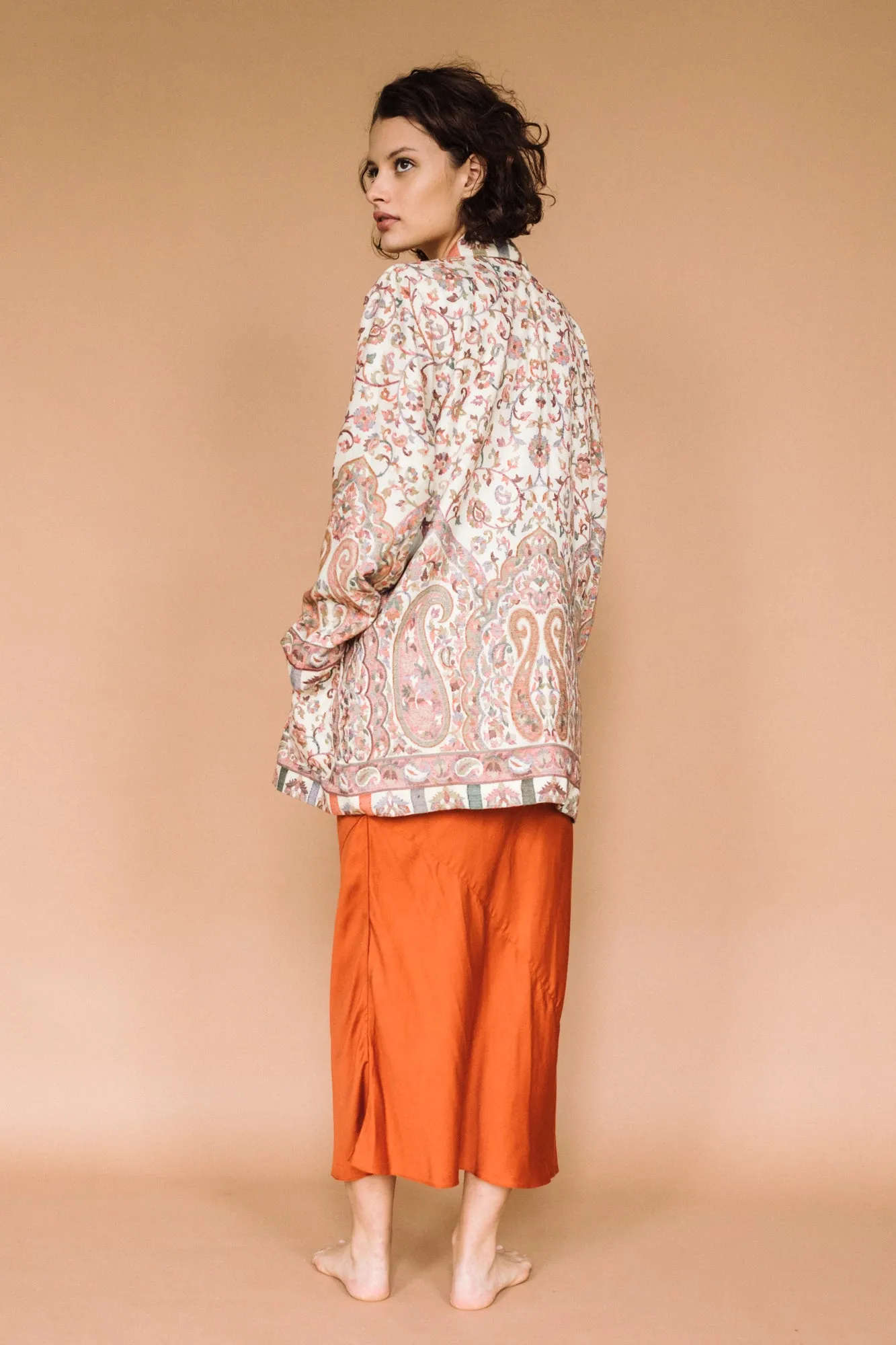 Kamla Kani Wool Wrap Coat