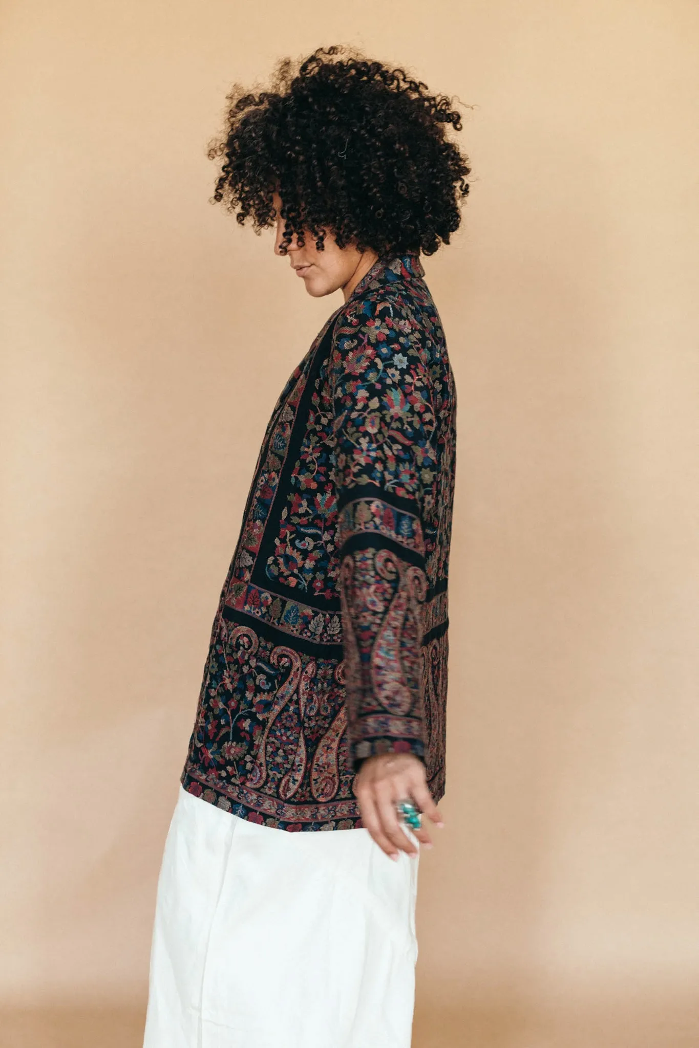 Kamla Kani Wool Wrap Coat