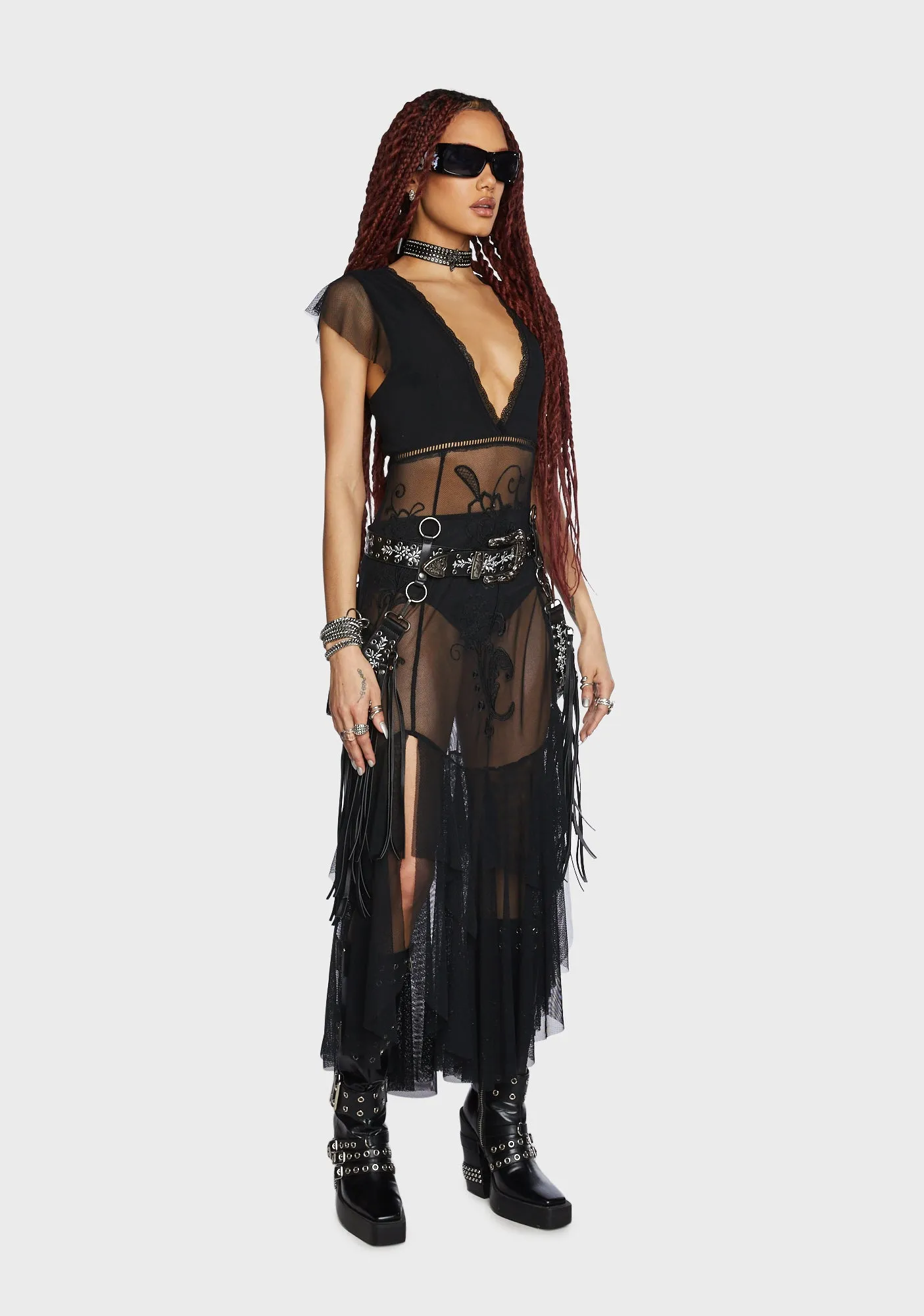 Karmic Commotion Midi Dress