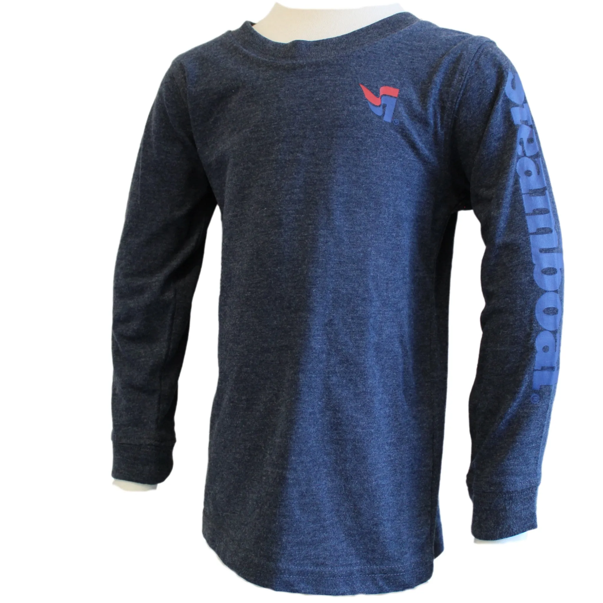 Kids Chest Flag Logo LS Tee