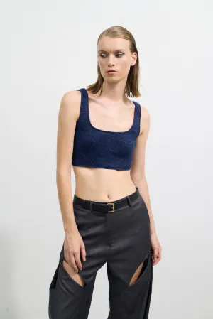 Knitted crop top