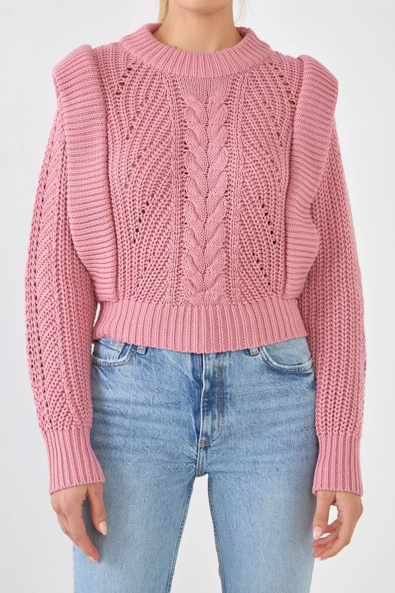 Knitted Sweater in Black