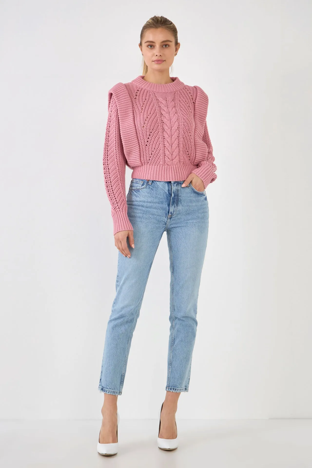 Knitted Sweater in Black