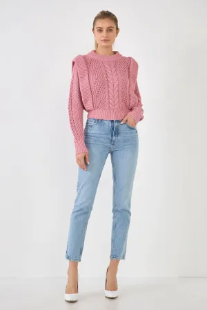 Knitted Sweater in Black