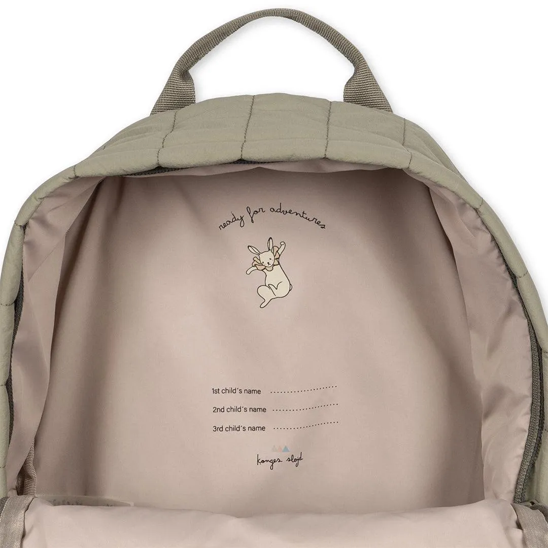 Konges Slojd Juno Quilted Midi Backpack - Laurel Oak