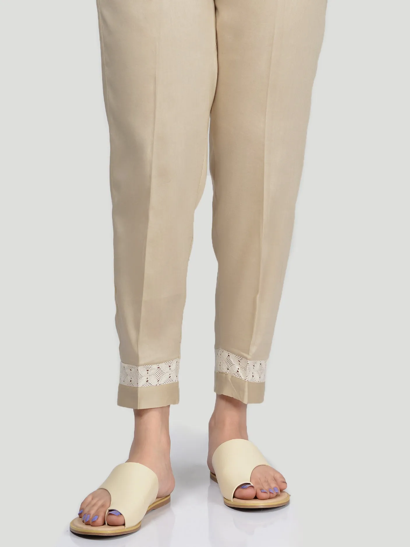Lace Satin Trouser