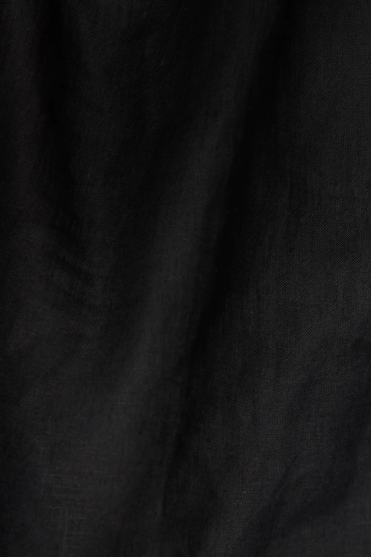 Lana Linen Wrap Skirt - Black EcoLinen