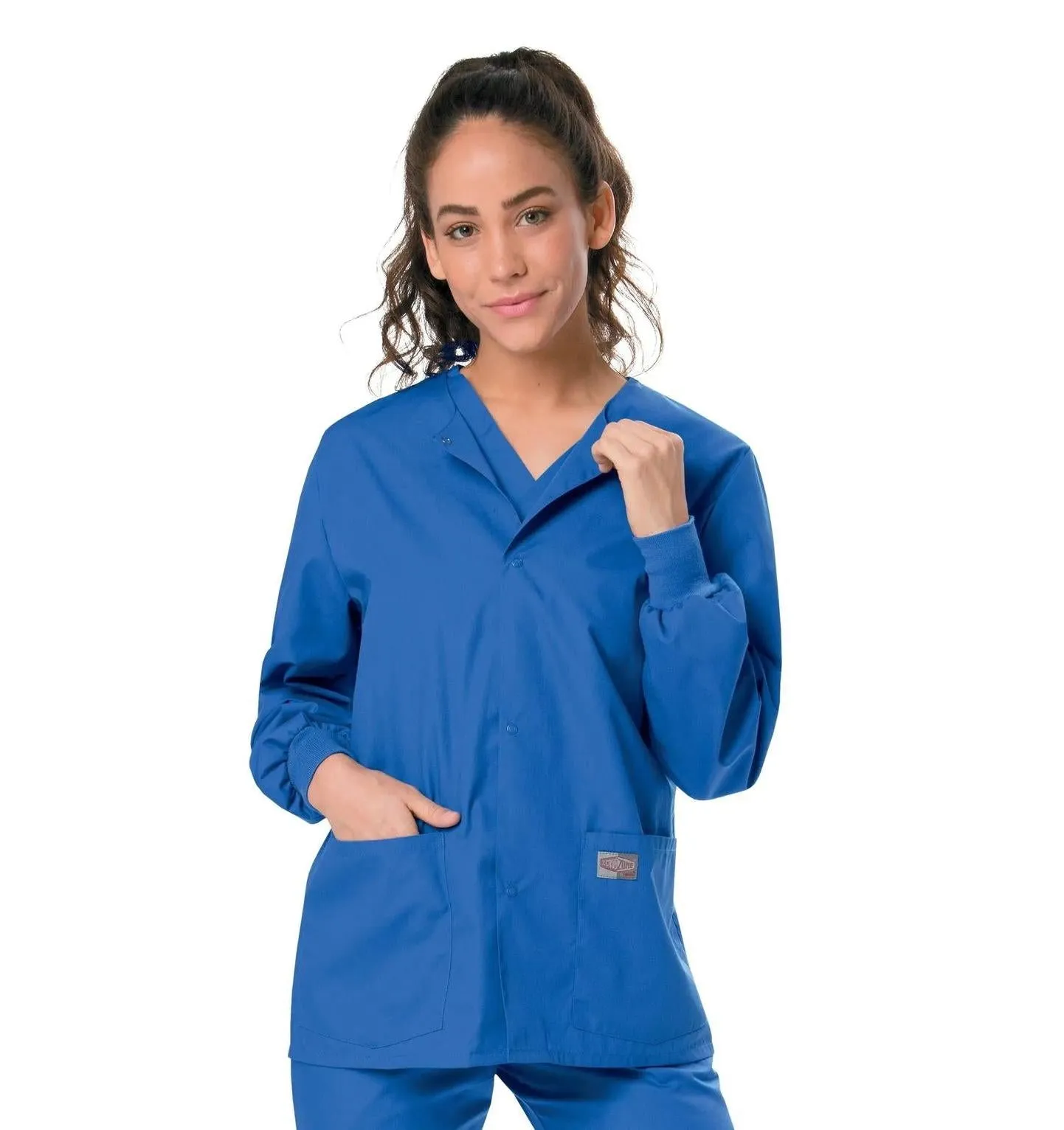 Landau Scrub Zone Unisex Warm-Up Scrub Jacket