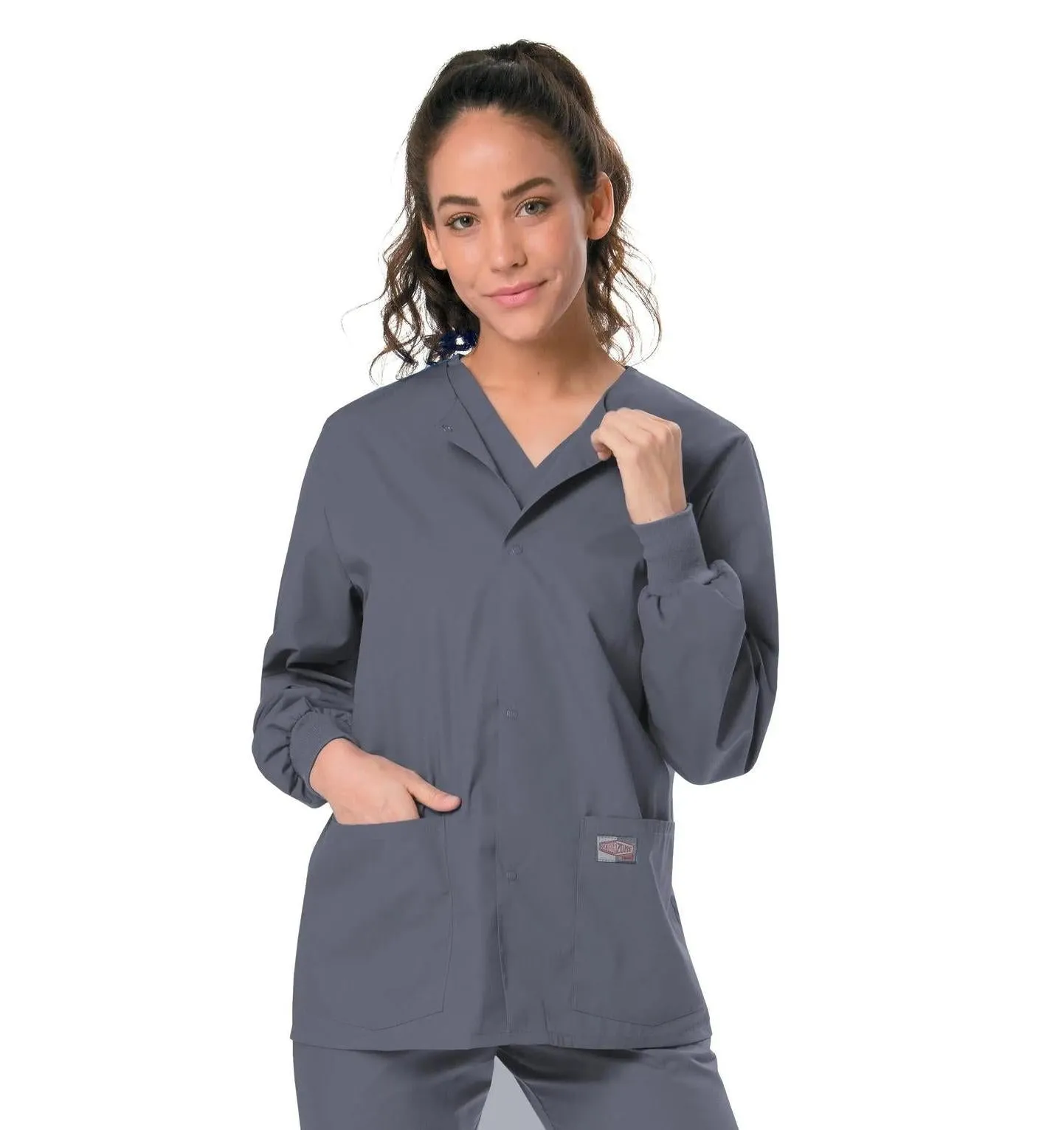 Landau Scrub Zone Unisex Warm-Up Scrub Jacket