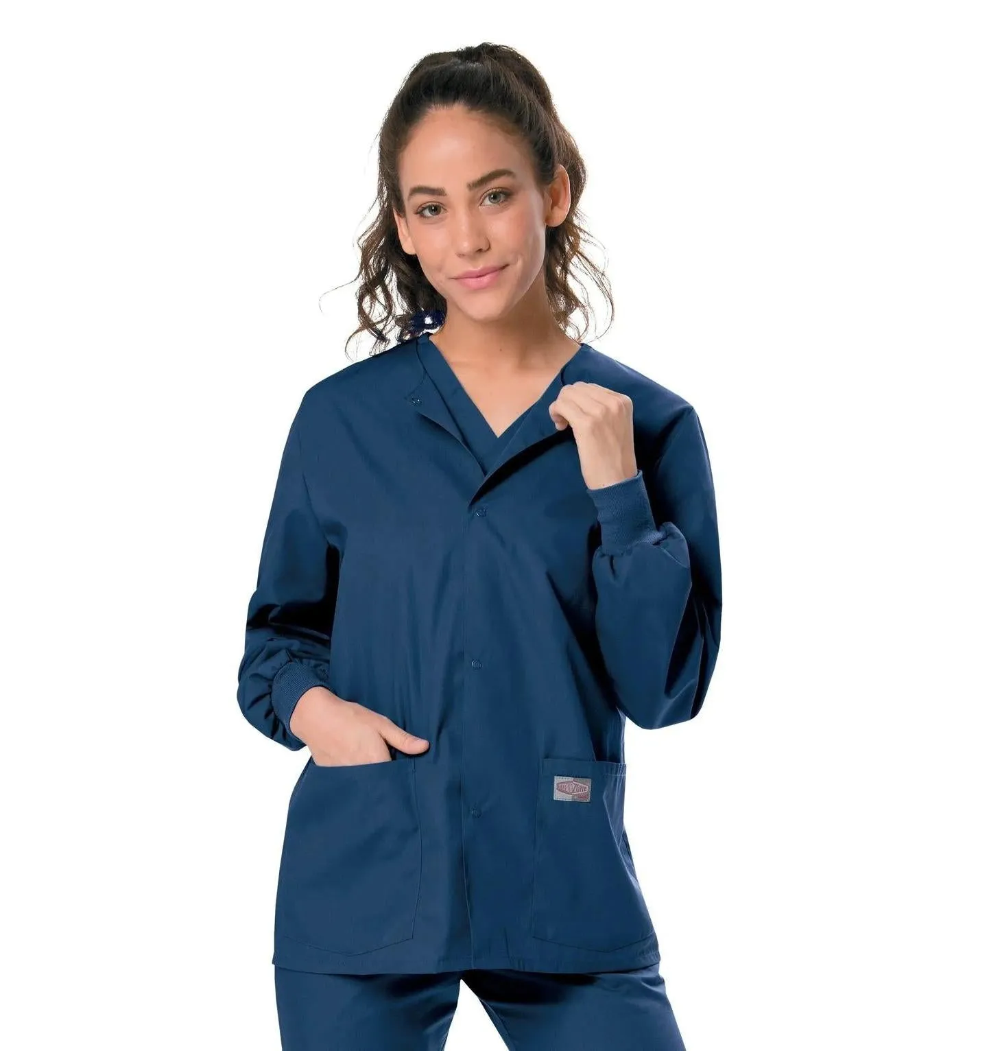 Landau Scrub Zone Unisex Warm-Up Scrub Jacket