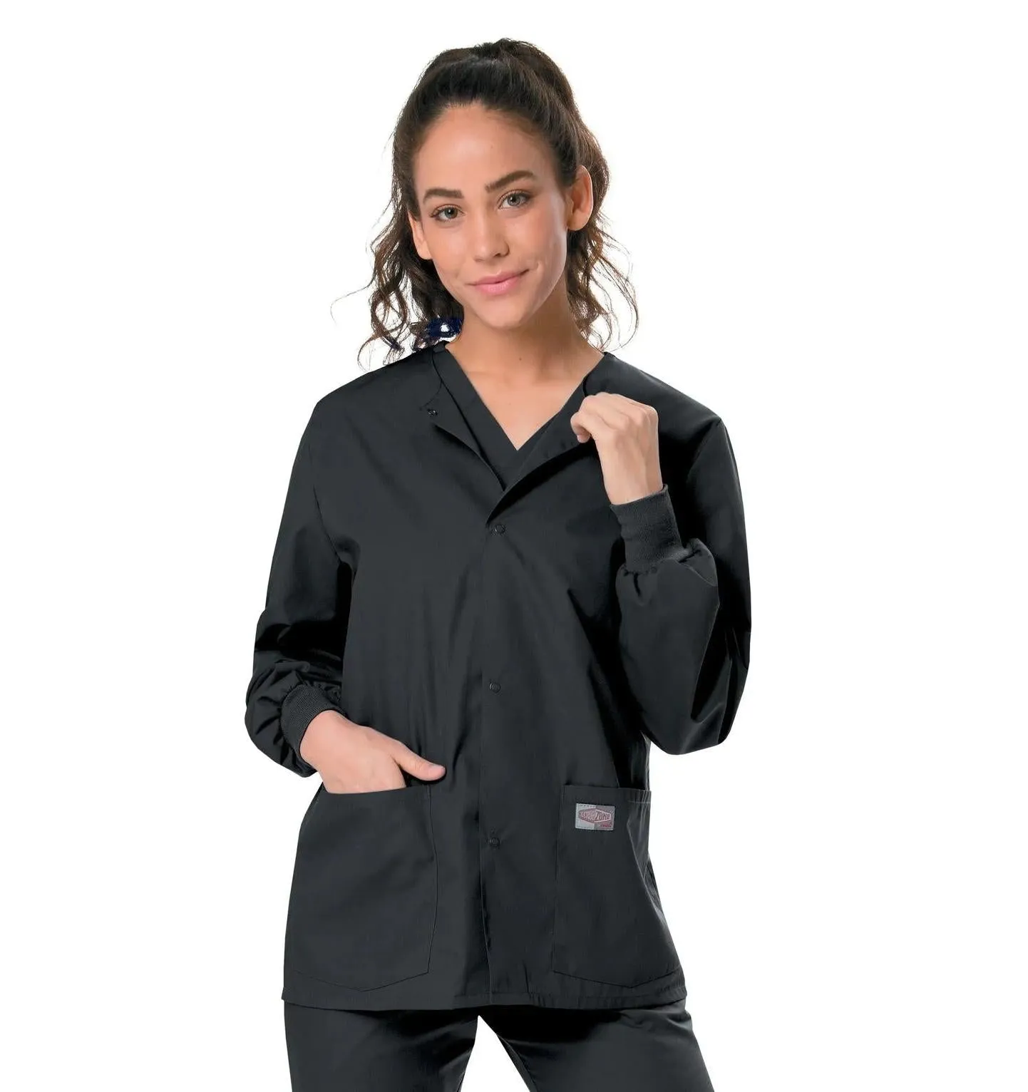 Landau Scrub Zone Unisex Warm-Up Scrub Jacket