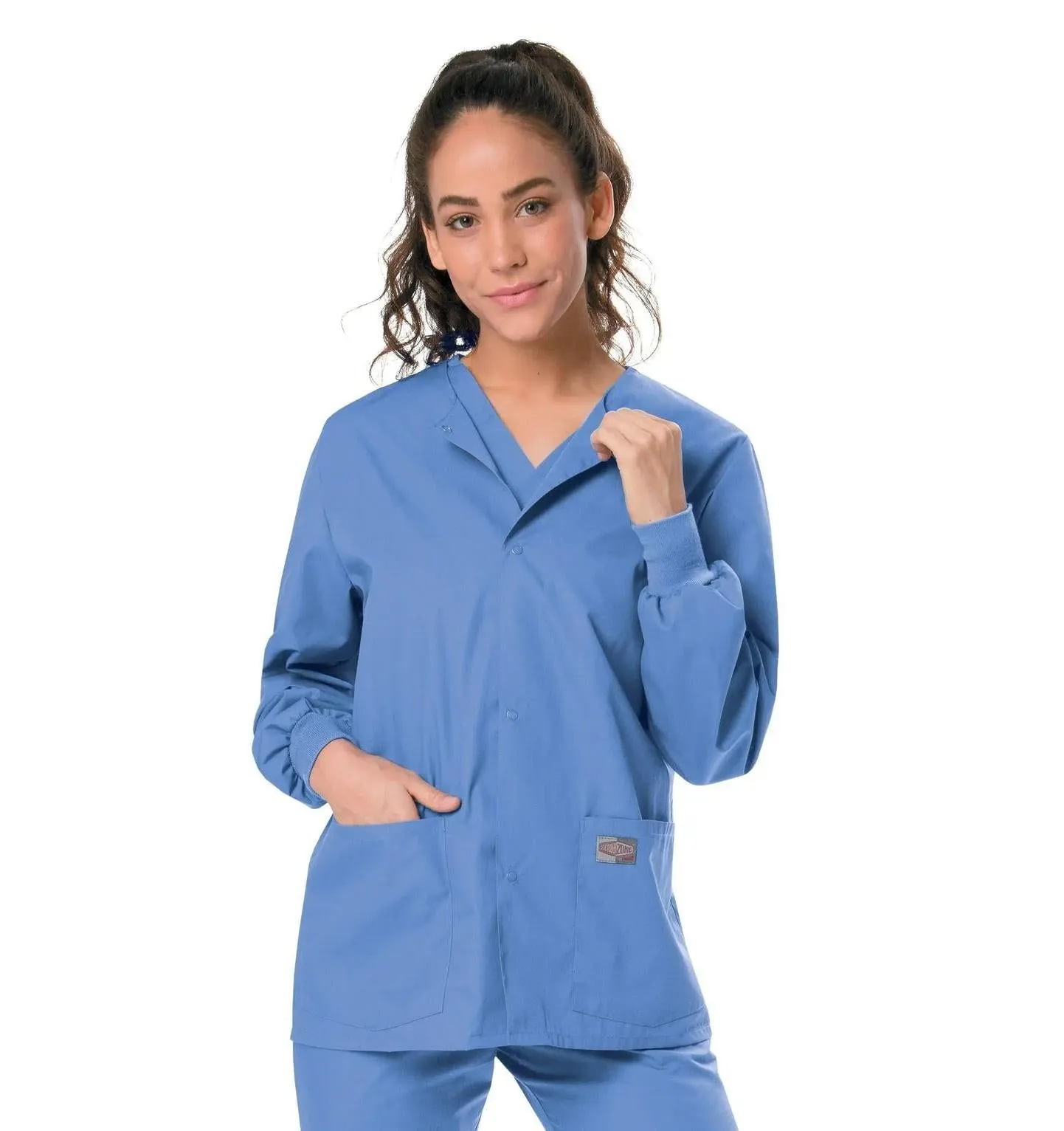 Landau Scrub Zone Unisex Warm-Up Scrub Jacket