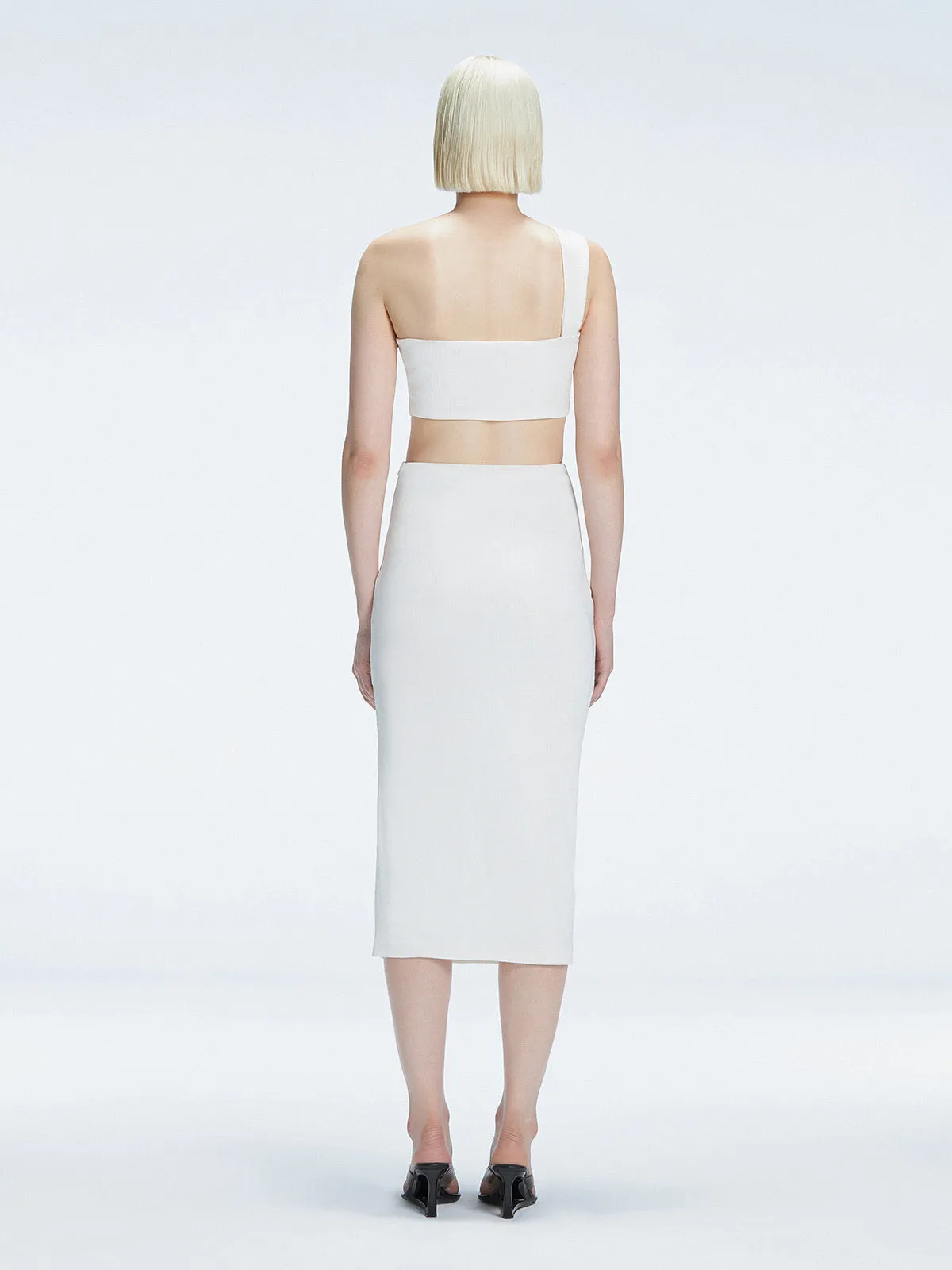Lane White Top and Esmeralda White Skirt