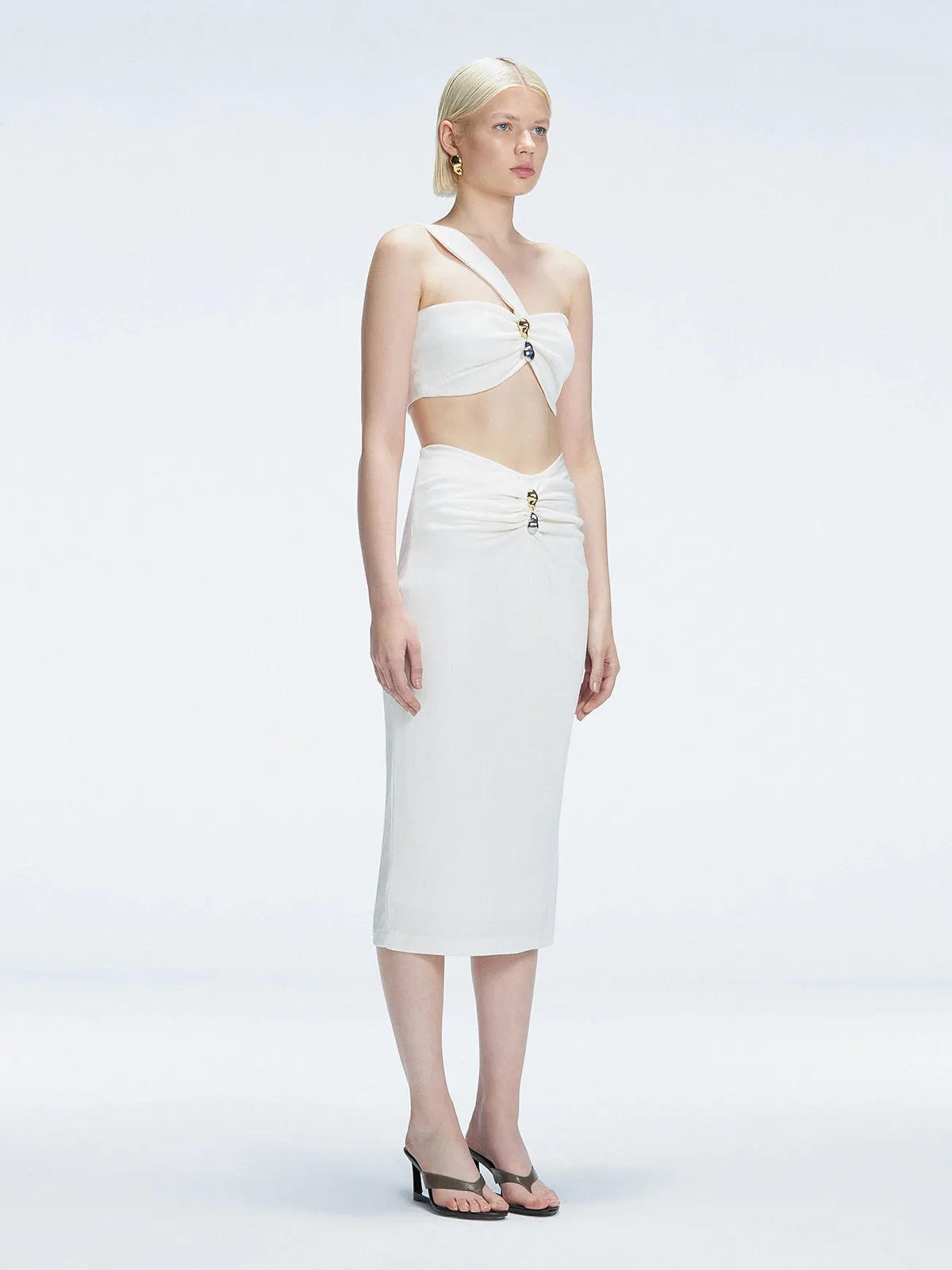 Lane White Top and Esmeralda White Skirt