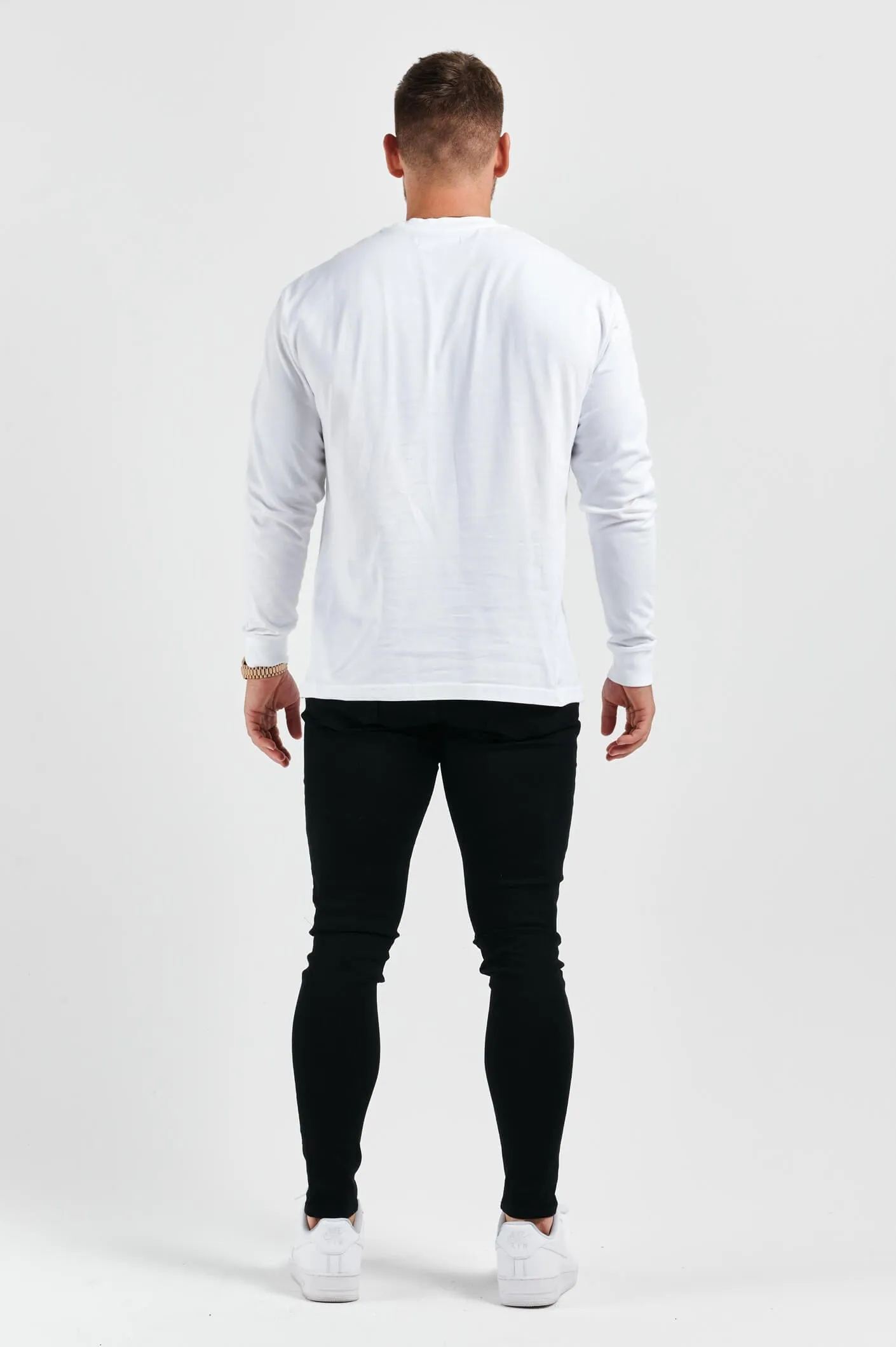 LEGEND BASICS LONG SLEEVE T-SHIRT - WHITE
