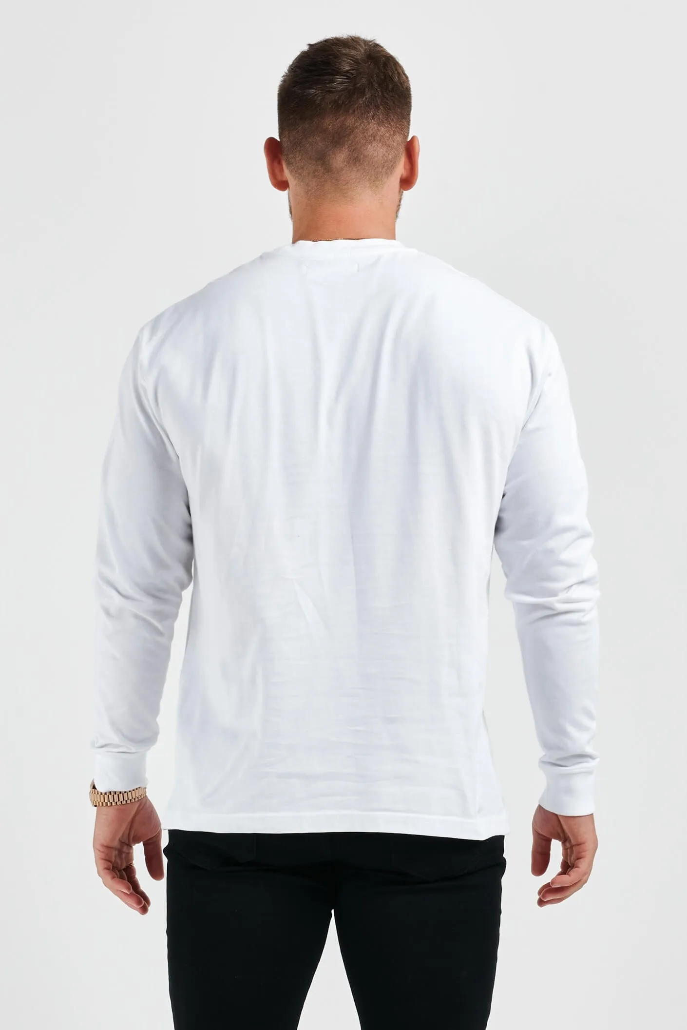 LEGEND BASICS LONG SLEEVE T-SHIRT - WHITE