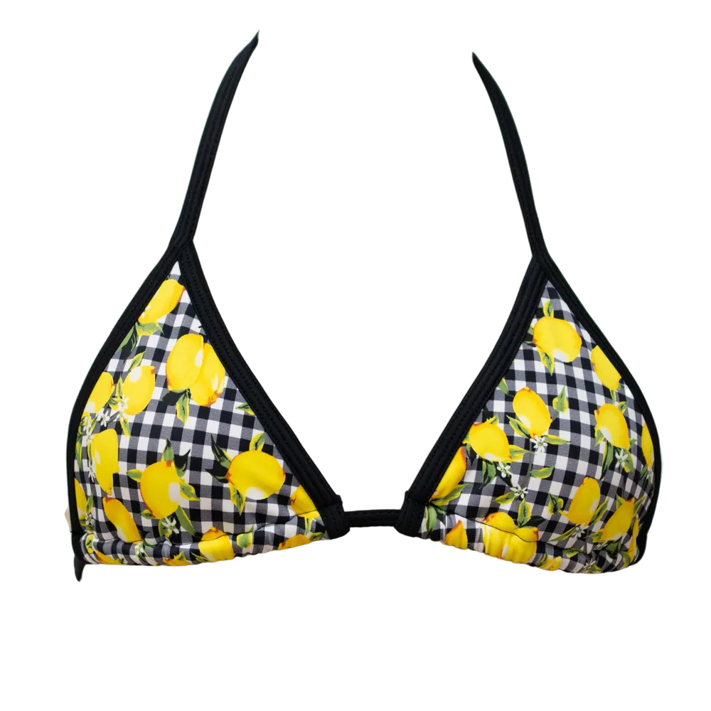 Lemons/Black Mia Top