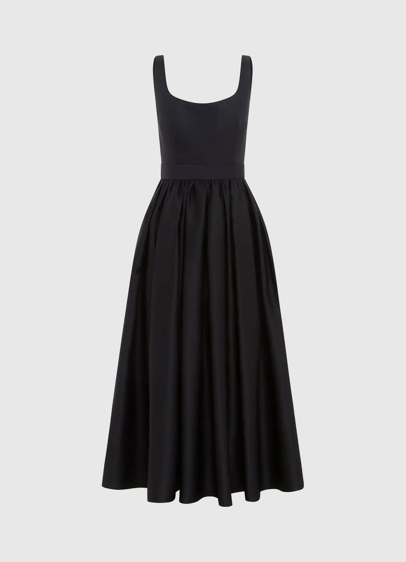 Leo Lin Colleen Midi Dress In Ebony Size 6, 10