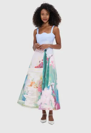Leo Lin Odette dress Jardin Print