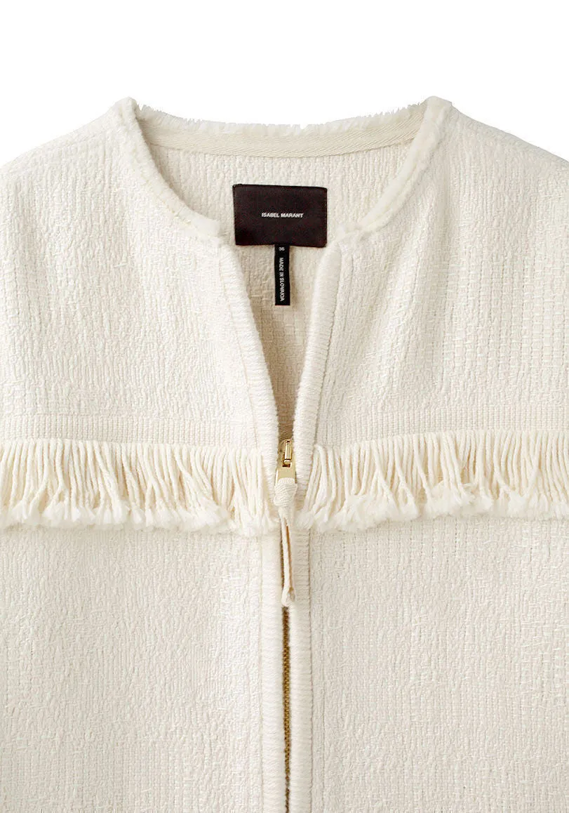 Leoni Zip-Up Knit Coat