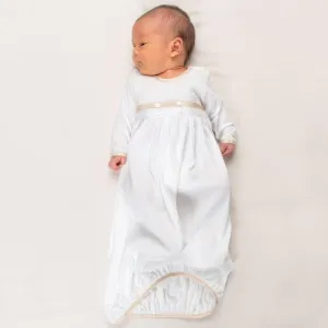 Liam Cotton Newborn Gown