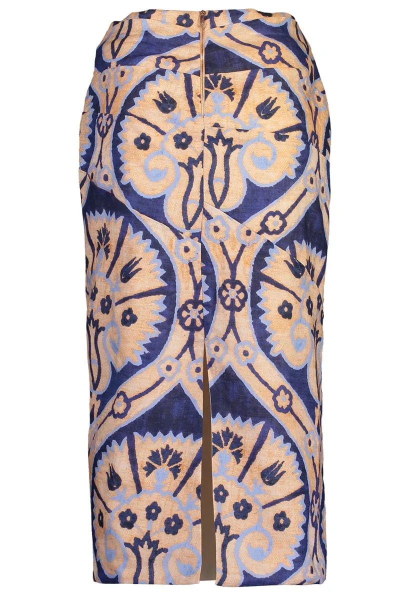 Line Of Descendent Midi Skirt