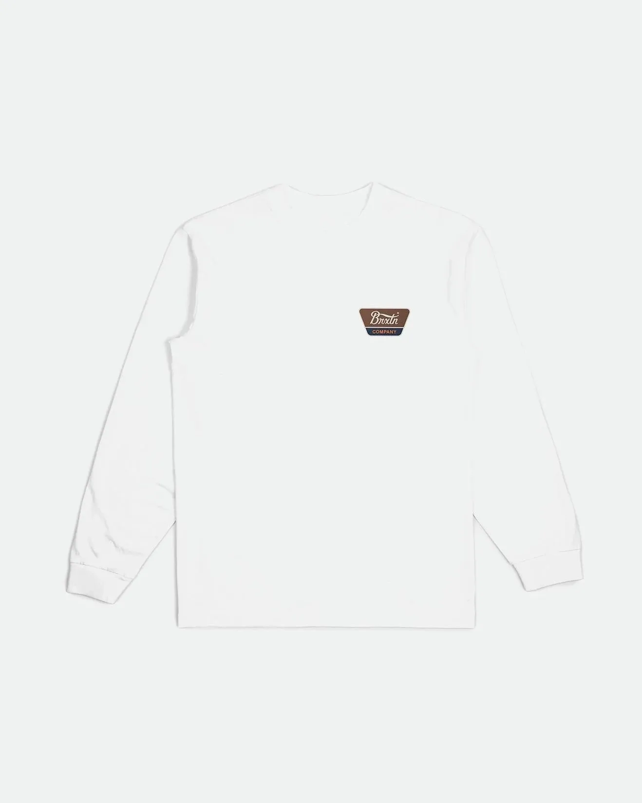 Linwood T-Shirt in White, Sepia & Beige