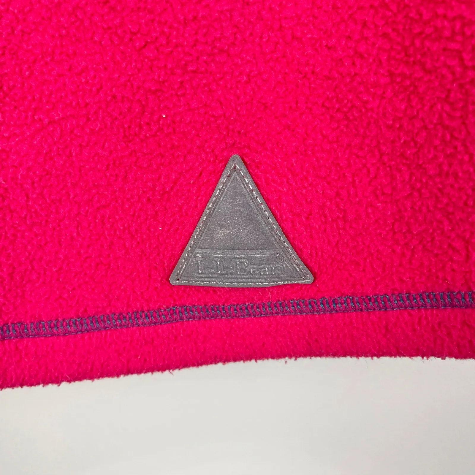 L.L. Bean Hooded Fleece Jacket Pink 12-18 Months